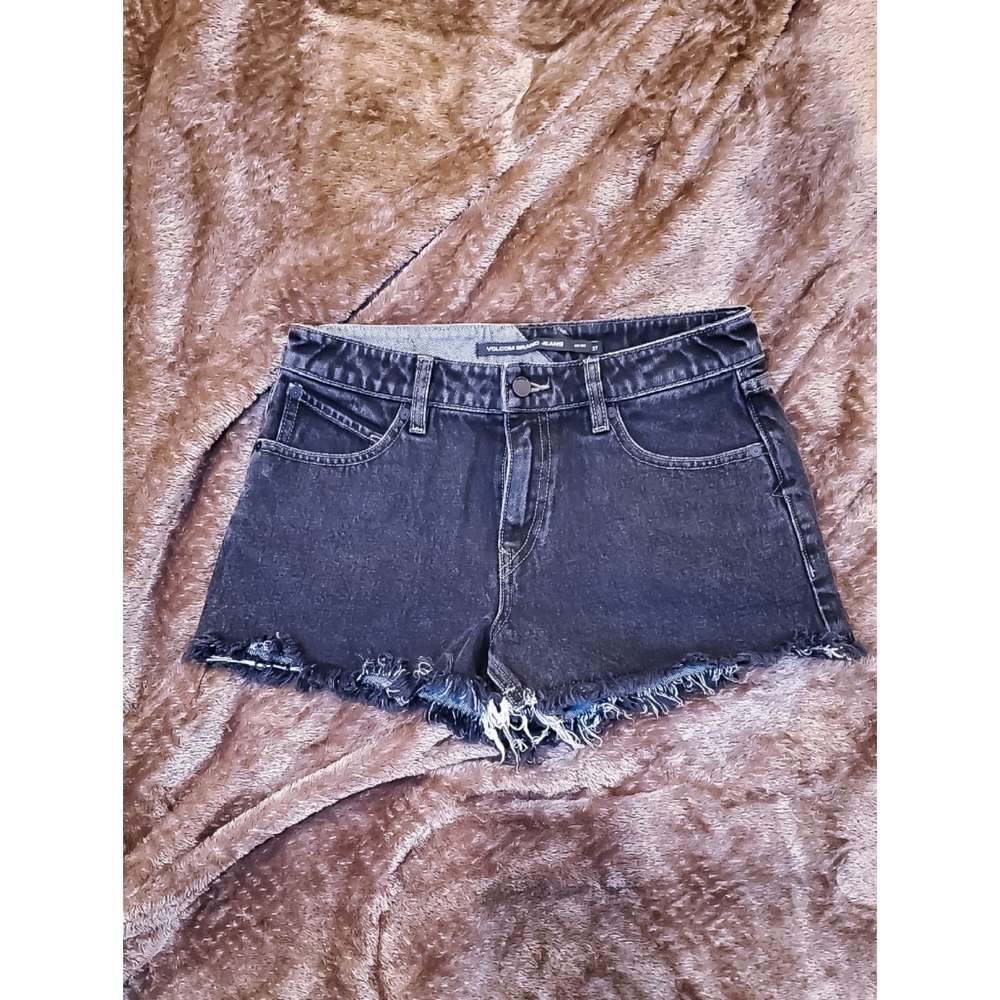 Volcom High Rise Jean Shorts